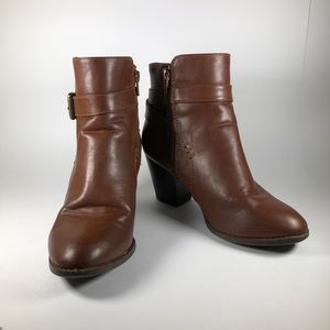 Bass Women’s Ankle Boots Brown Leather 7M